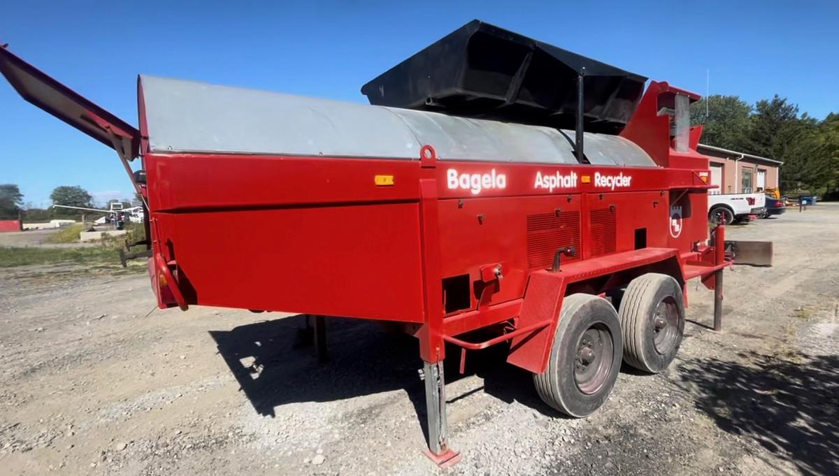Used Bagela BA10000 10tph Asphalt Recycler