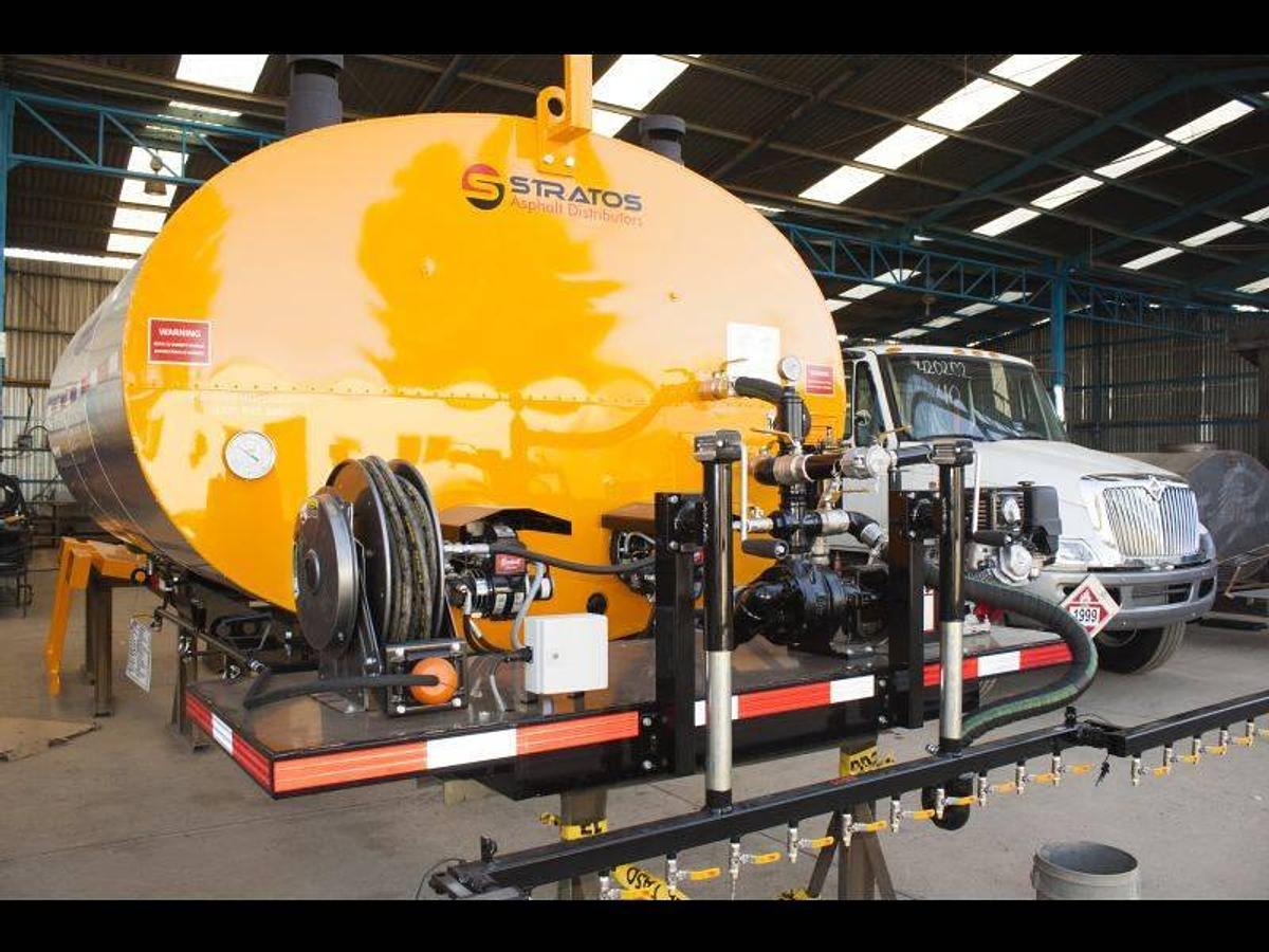 2000 Gallon Asphalt Emulsion Sprayer, Skid Mounted