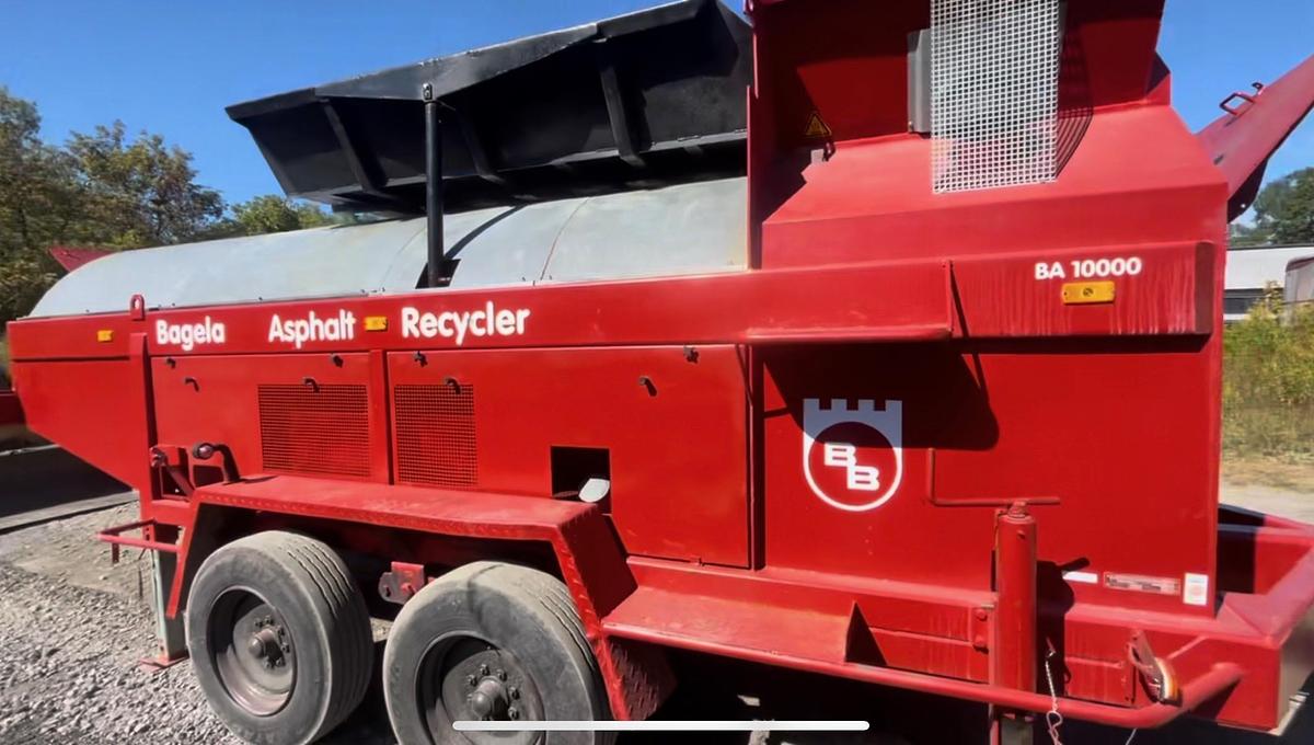 Used Bagela BA10000 10tph Asphalt Recycler