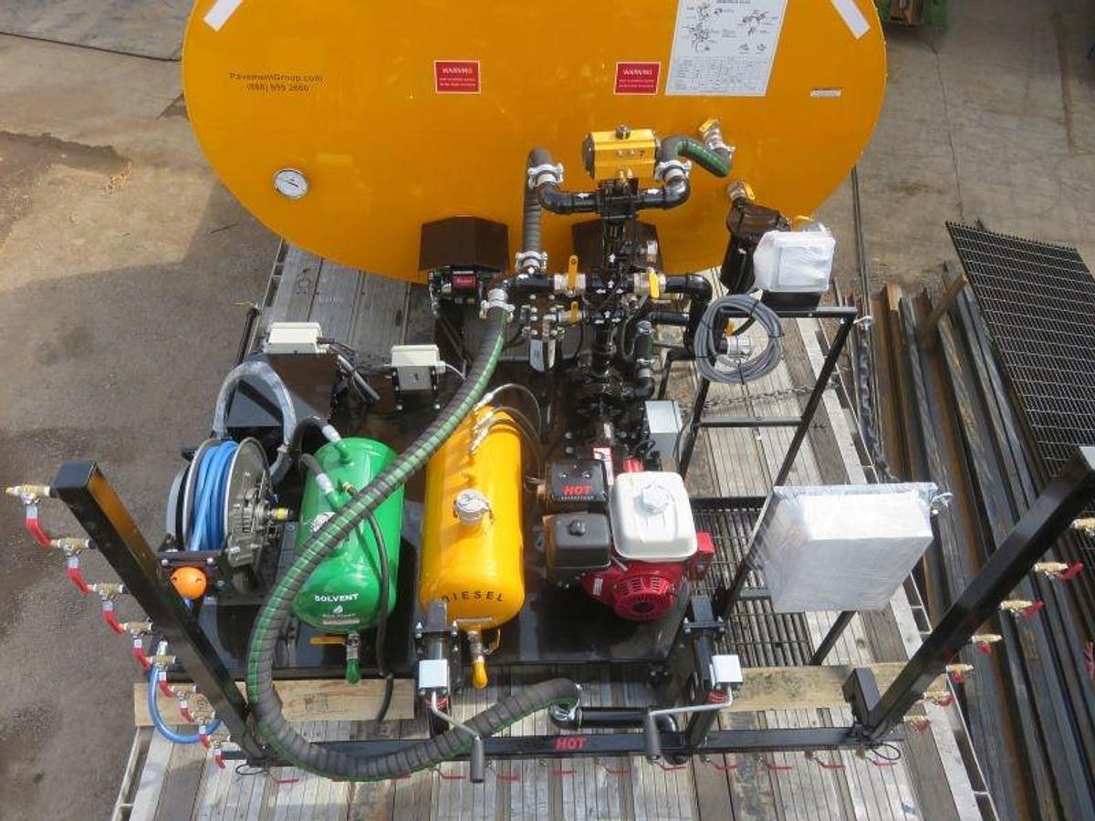 2000 Gallon Asphalt Emulsion Sprayer, Skid Mounted