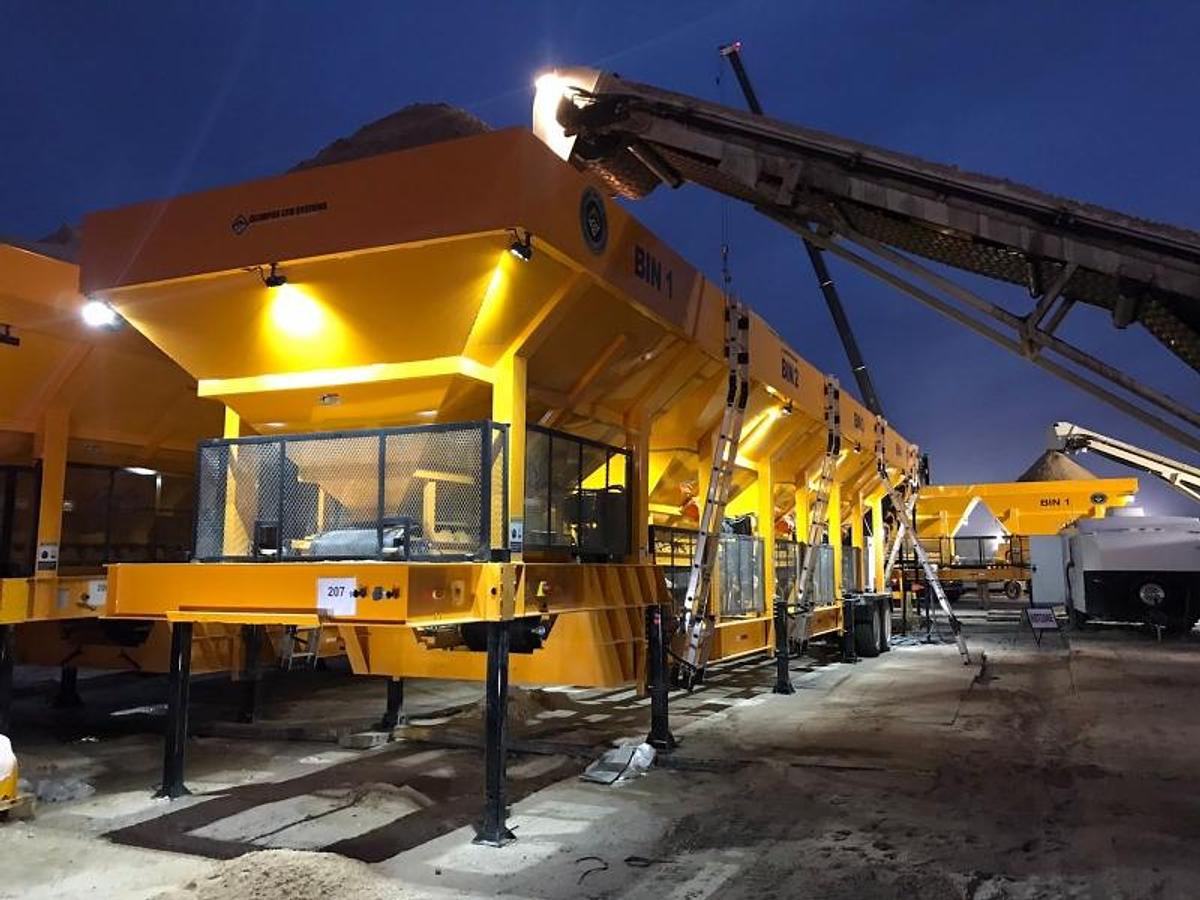 Olympus wet sand bins