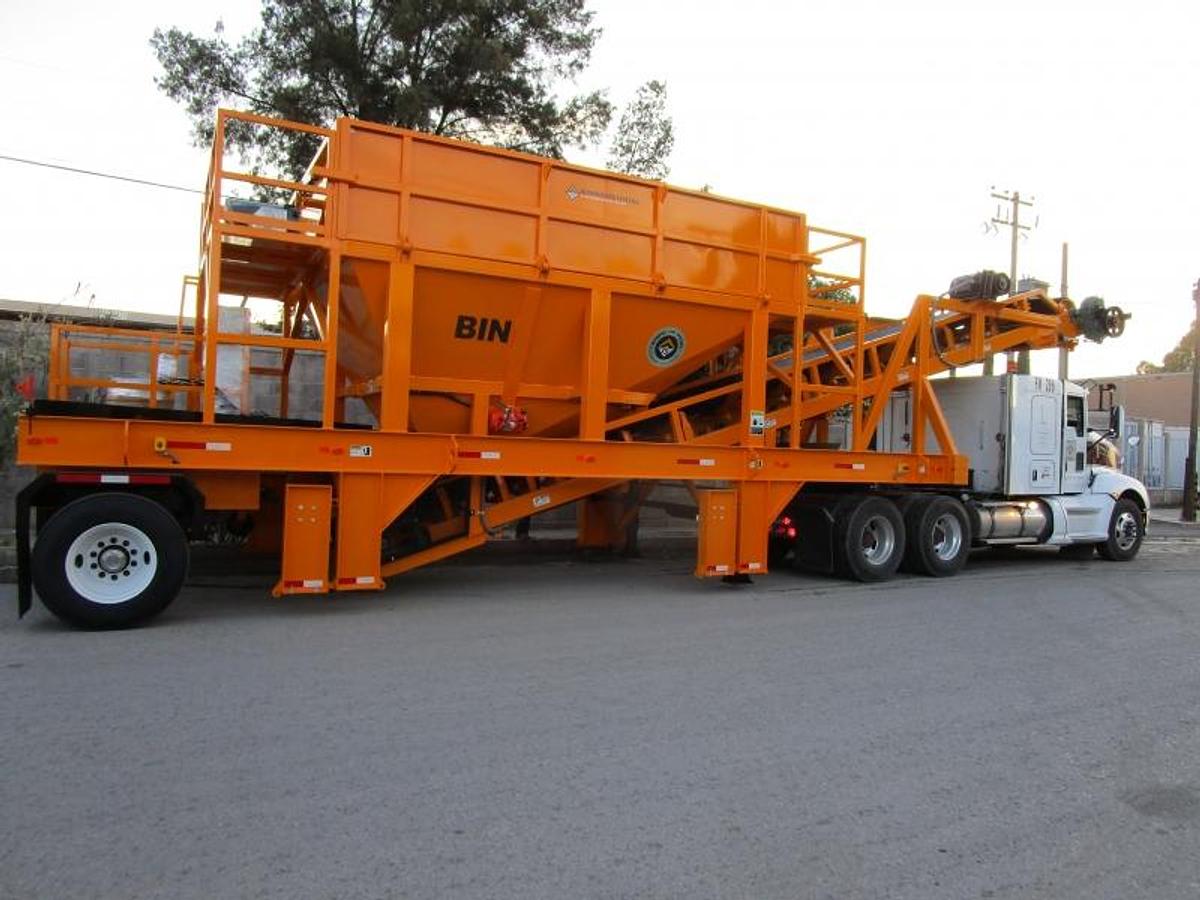 Portable Surge Bin Hopper by Olympus