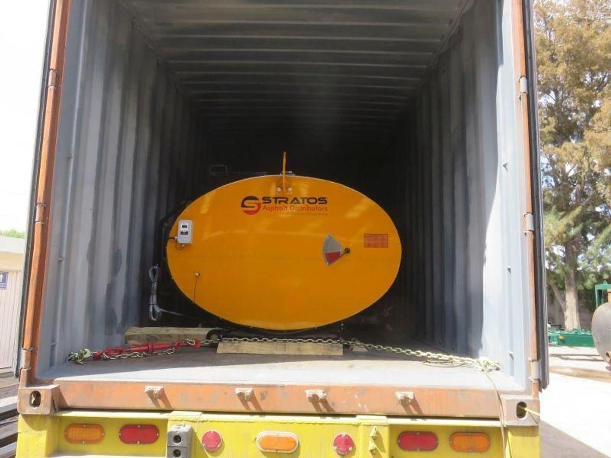 400 Gallon Asphalt Distributor Tank Skid Mounted