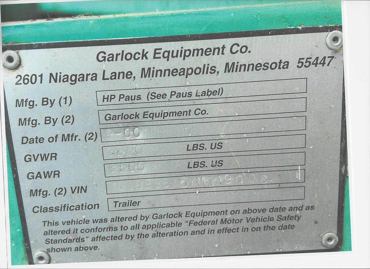Used Garlock Paus Aluminum Telescopic Elevator