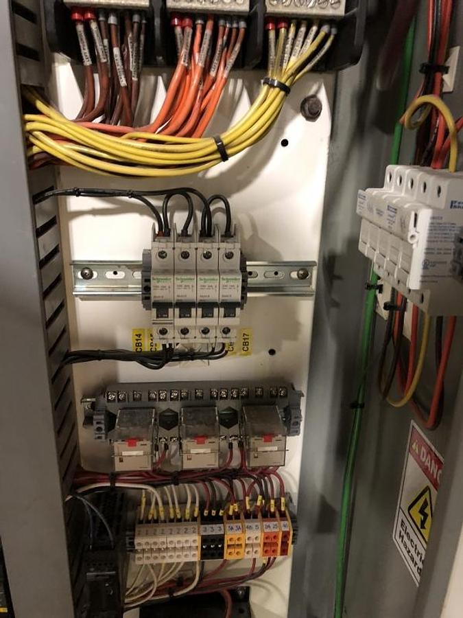 Used Electrical panel, 3 phase, 9 functions, VFDs