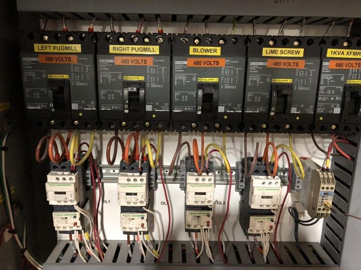 Used Electrical panel, 3 phase, 9 functions, VFDs