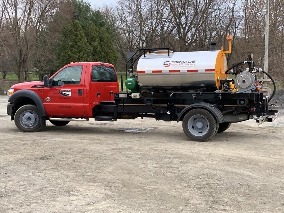 2000 Gallon Asphalt Emulsion Sprayer, Skid Mounted