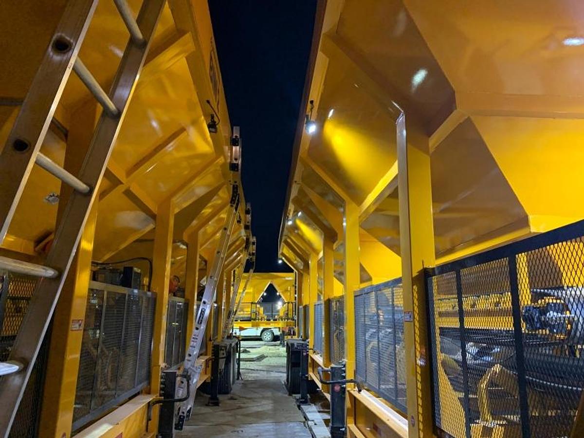 Olympus wet sand bins