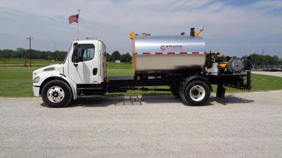 2000 Gallon Asphalt Emulsion Sprayer, Skid Mounted