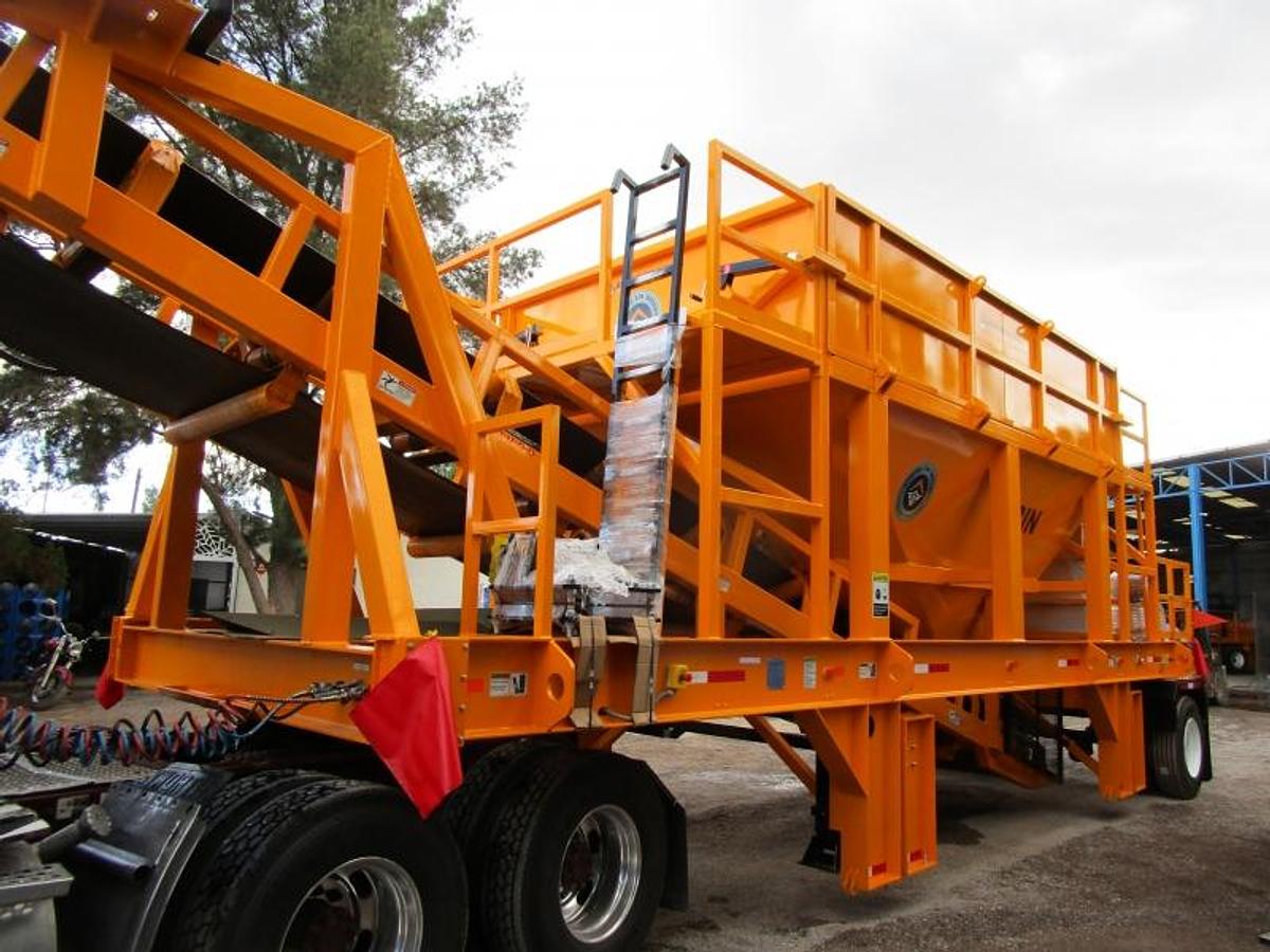 Portable Surge Bin Hopper by Olympus