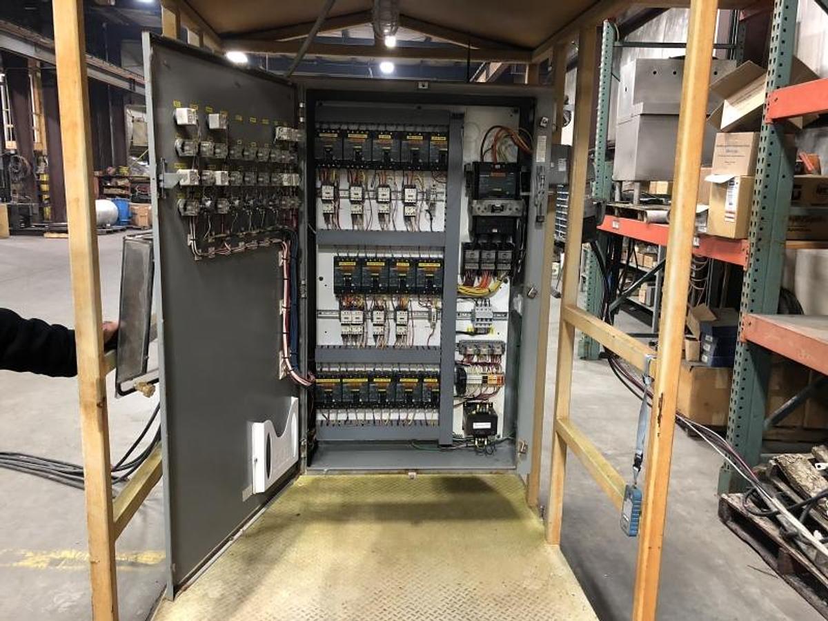 Used Electrical panel, 3 phase, 9 functions, VFDs