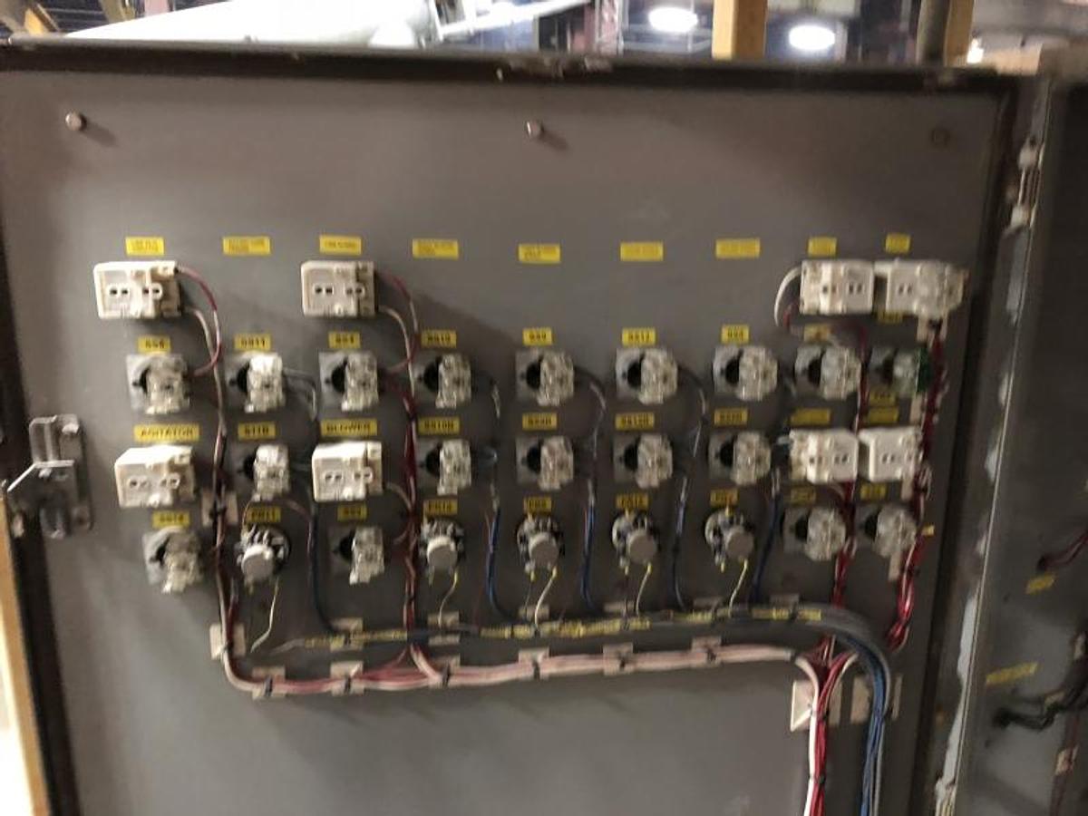 Used Electrical panel, 3 phase, 9 functions, VFDs