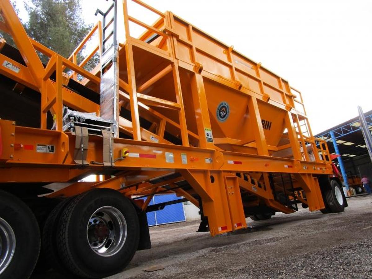 Portable Surge Bin Hopper by Olympus