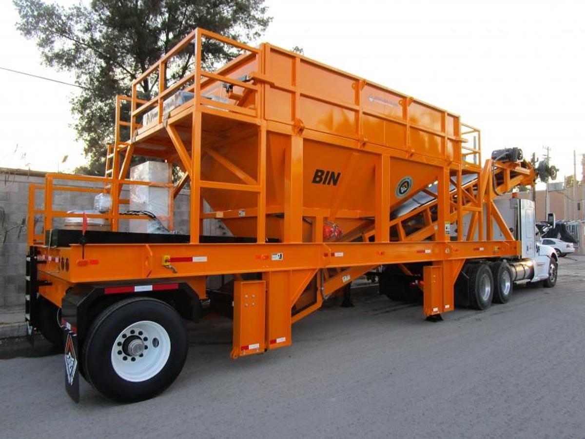 Portable Surge Bin Hopper by Olympus