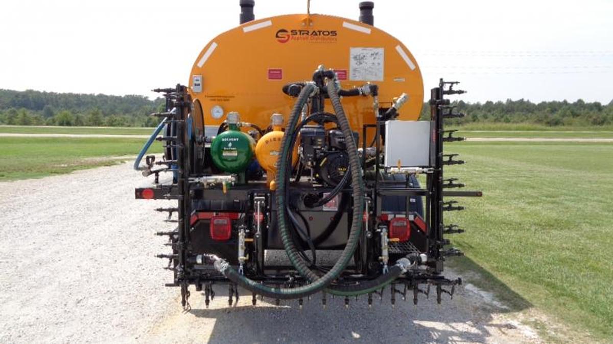 2000 Gallon Asphalt Emulsion Sprayer, Skid Mounted