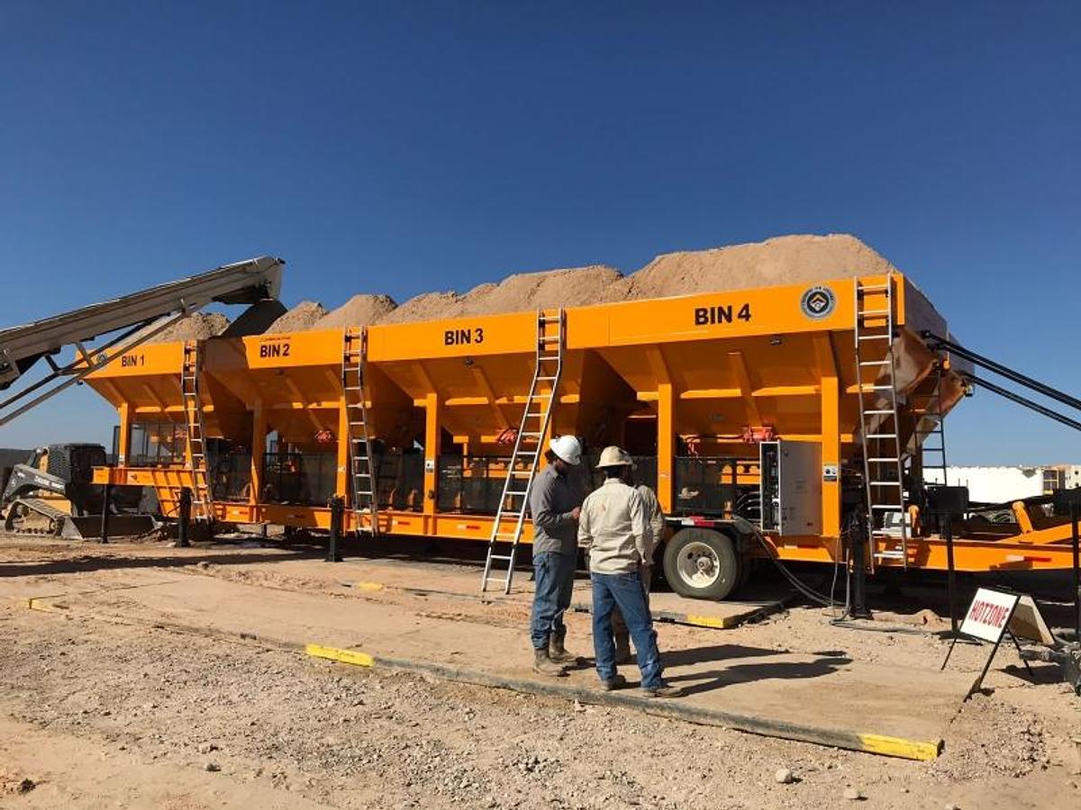 Olympus wet sand bins