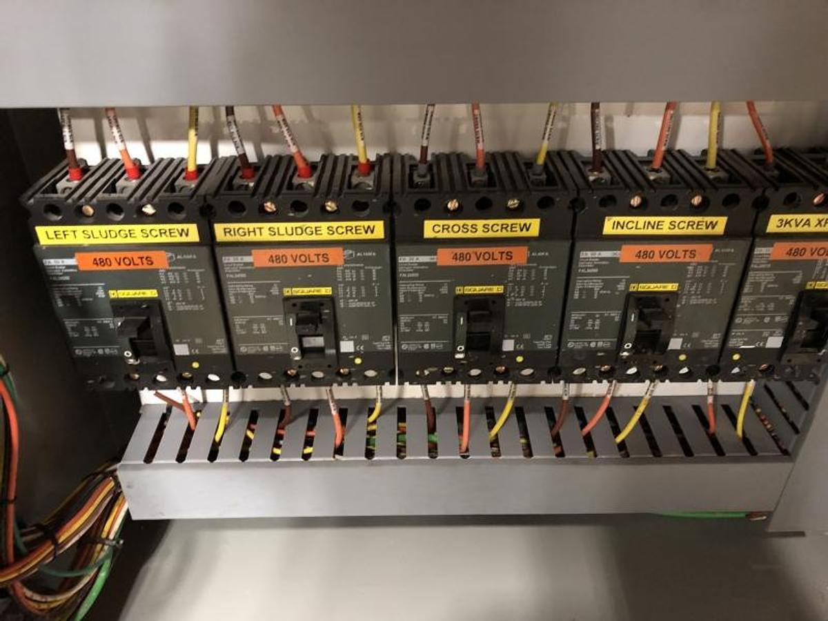 Used Electrical panel, 3 phase, 9 functions, VFDs