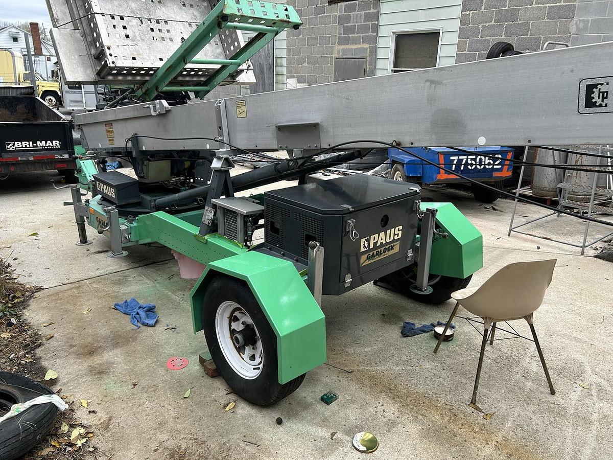 Used Garlock Paus Aluminum Telescopic Elevator