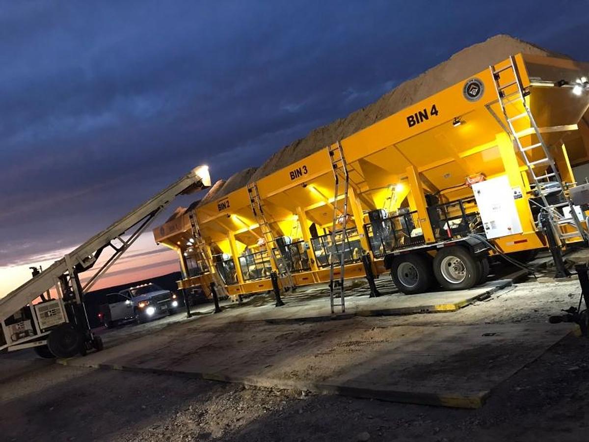 Olympus wet sand bins