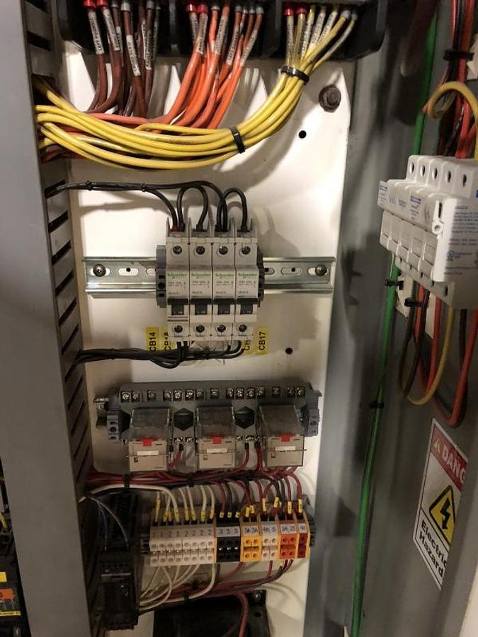 Used Electrical panel, 3 phase, 9 functions, VFDs