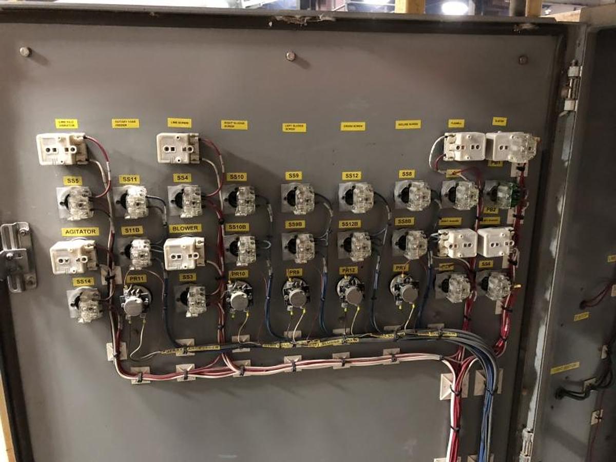 Used Electrical panel, 3 phase, 9 functions, VFDs