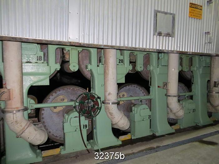 Used (40) Beloit 48"x132" Dryer Cans #32375