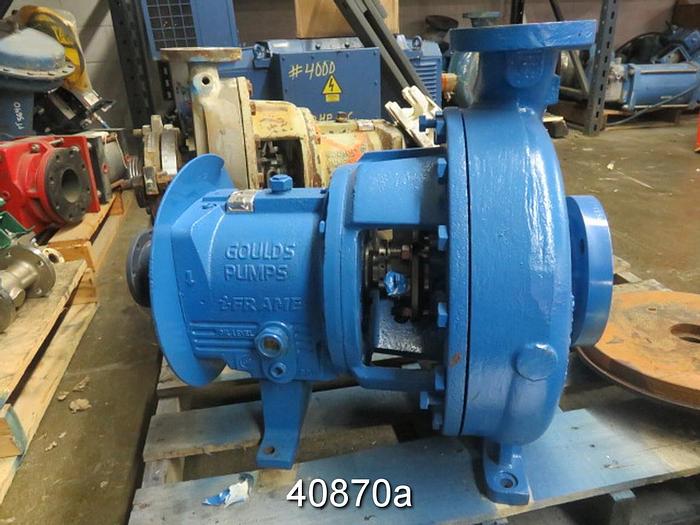 Used Goulds 3196 2x3x13 Pump, SS Casing, 5-Vane SS Impeller #40870