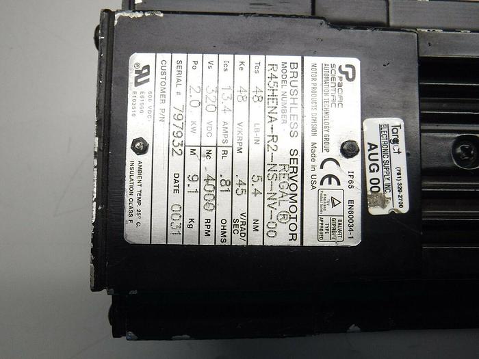 Used Pacific Scientific Brushless Servo Motor