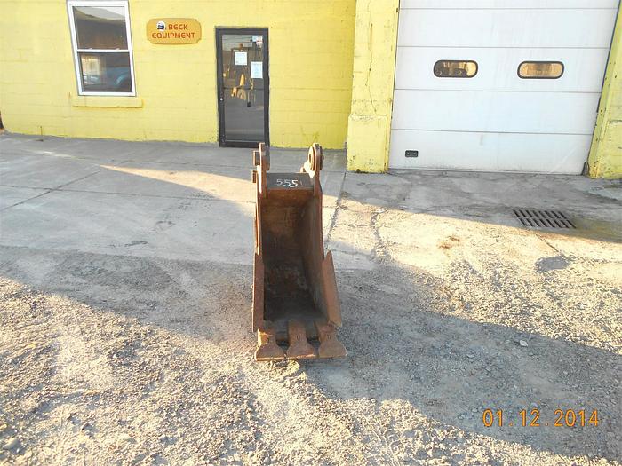 Used 16/19" GP BUCKET WITH 3 SPADE STYLE TEETH, SIDE CUTTERS, 65mm PIN SIZE, 10" F...