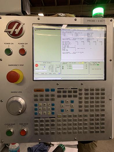 Used 2000 HAAS VF-5 4-Axis CNC Vertical Machining Center Updated 2018 HAAS Software Controls