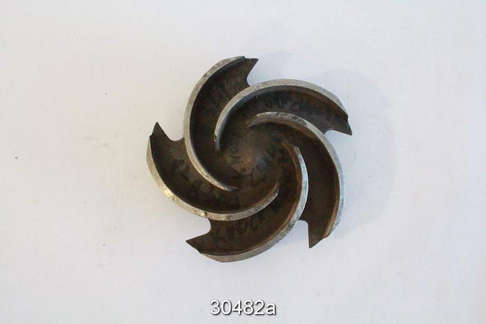 Used Goulds 3196 MT 5-Vane Impeller, 2x3x10 #30482