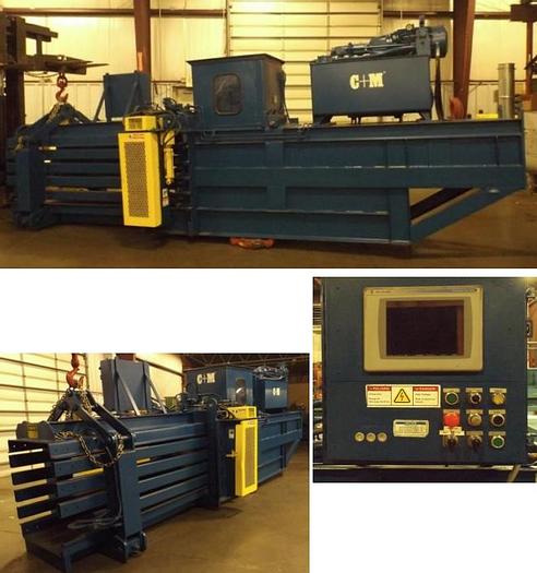 Used C&M 3430 AUTO-TIE 30HP HORIZONTAL BALER
