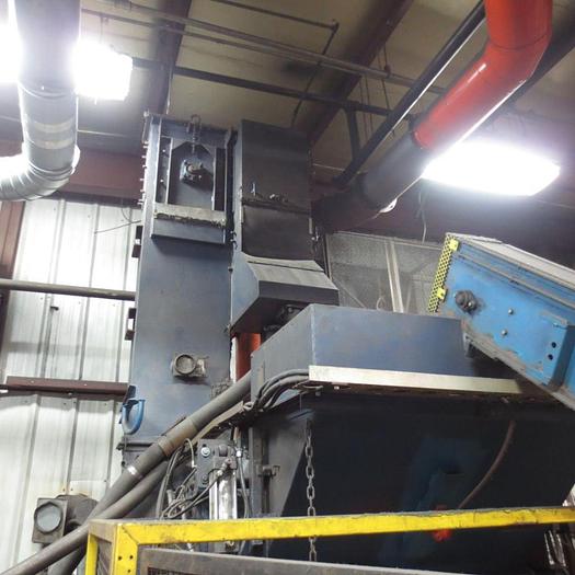 Used WHEELABRATOR 6 CU. FT. TUMBLAST MACHINE