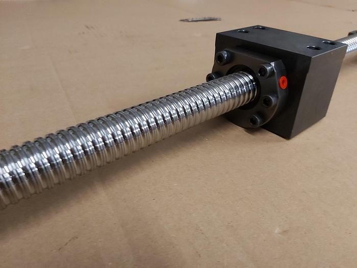 Kompletter Präzisions Kugelgewindetrieb mit Lagerung, Hub 560mm, Gew 25mm, Rexroth,  neu