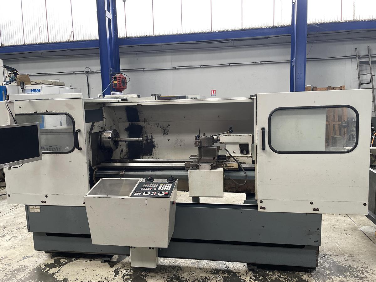 Used PINACHO S94C/260 – 1625 CNC lathe - teach-in lathe - tour par apprentissage