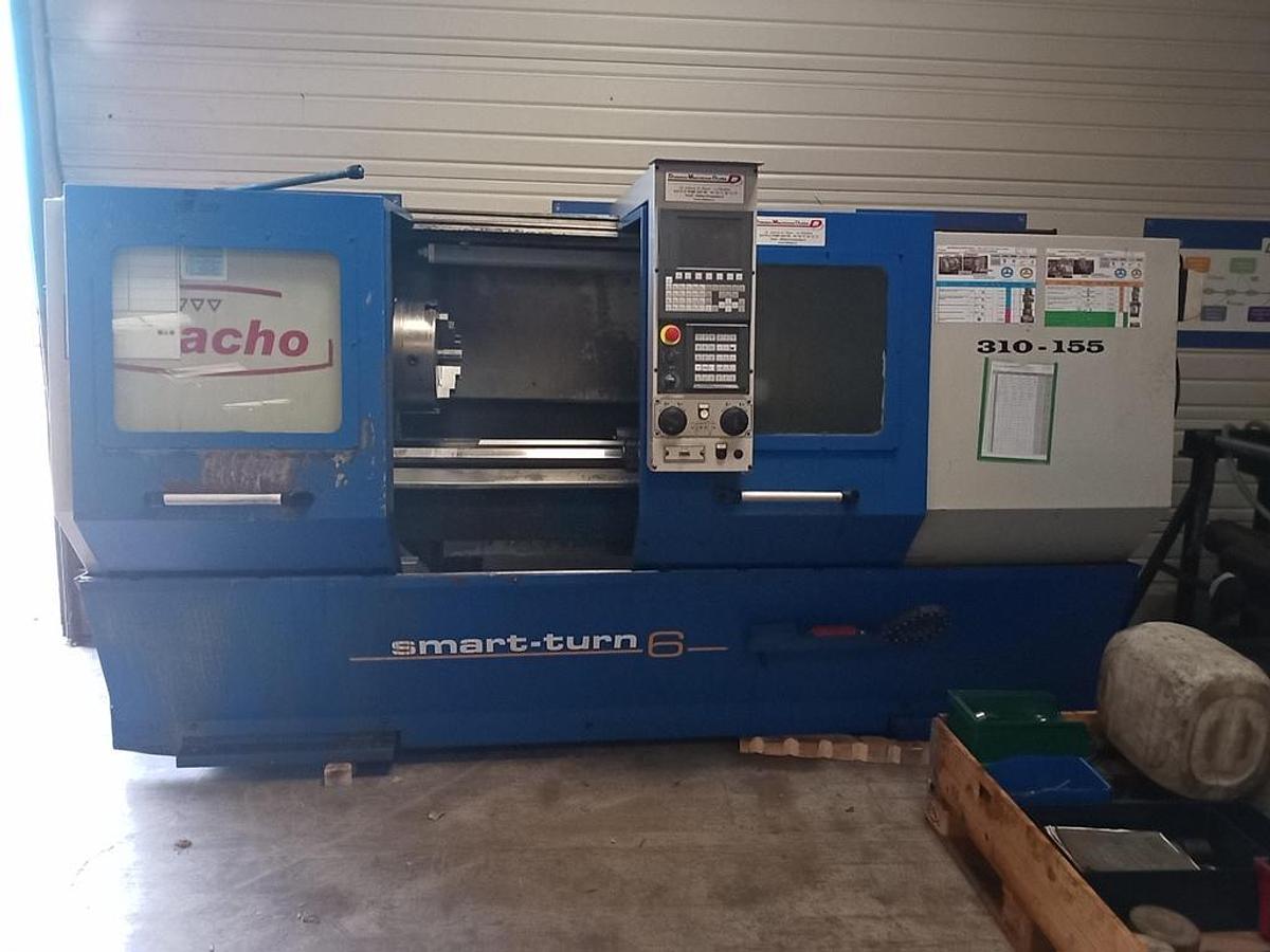 Used PINACHO smart-turn 6 x 1500 CNC teach-in lathe - tour par apprentissage