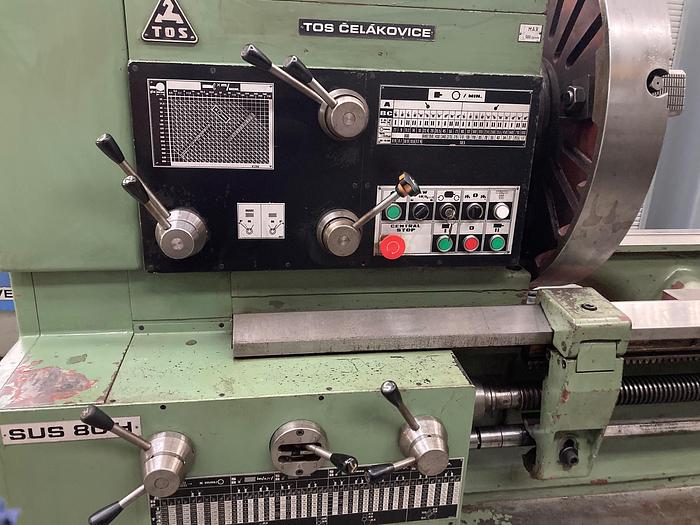 Utilisé TOS SUS 80 H x 8000 Tour parallèle traditionnel