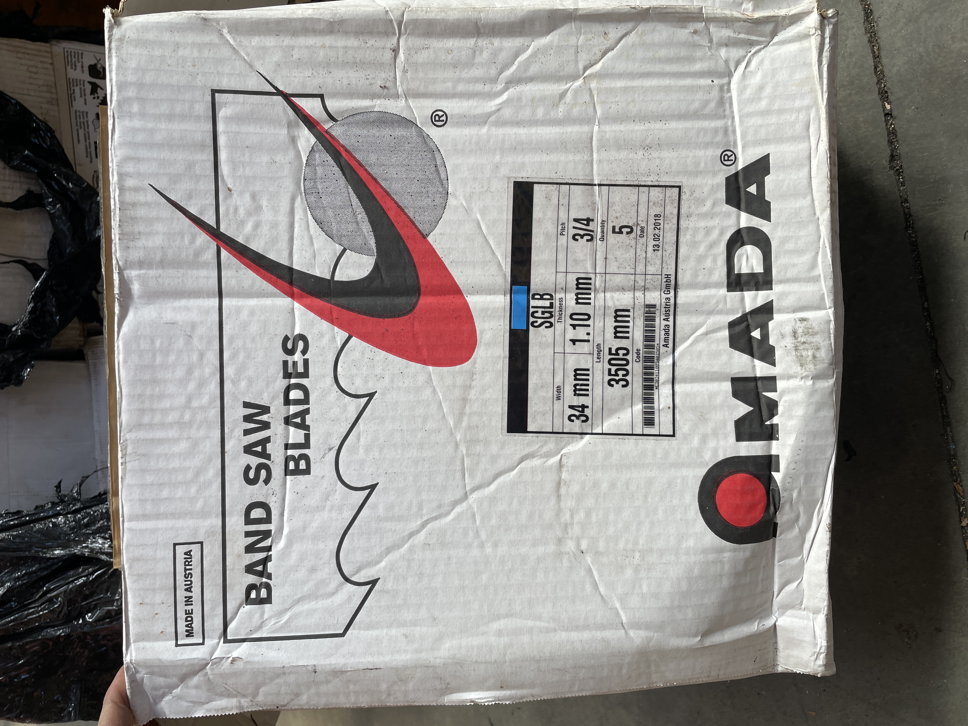 Used Lame de scie AMADA - Amada band saw blade