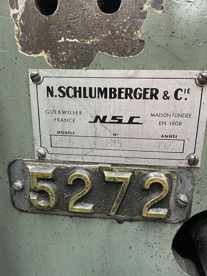 Used perceuse NSC SCHLUMBERGER RF6