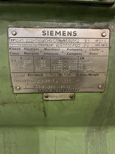 Used CNC lathe Wohlenberg 1000 x 10 000 mm