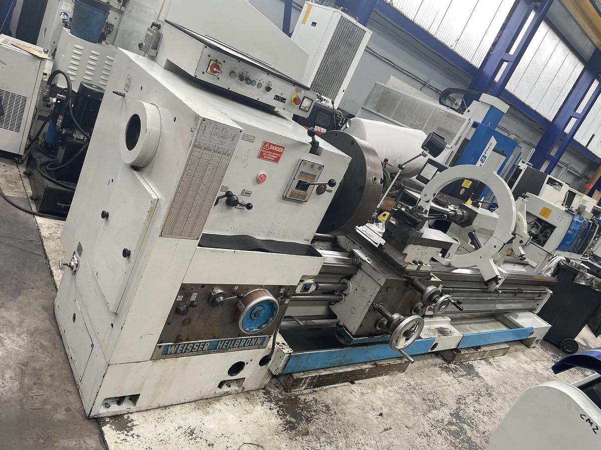 Used Weisser Heilbronn Senior manual lathe 3000 mm