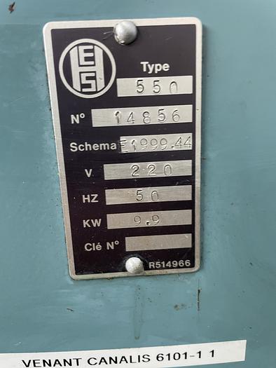 Used Tour parrallèle Ernault Somua Cholet 550 à banc rompu EP 1000 mm