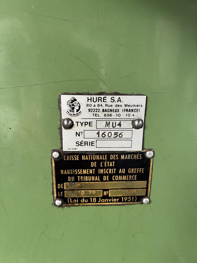 Used Fraiseuse universelle Huron type MU 4 à variation