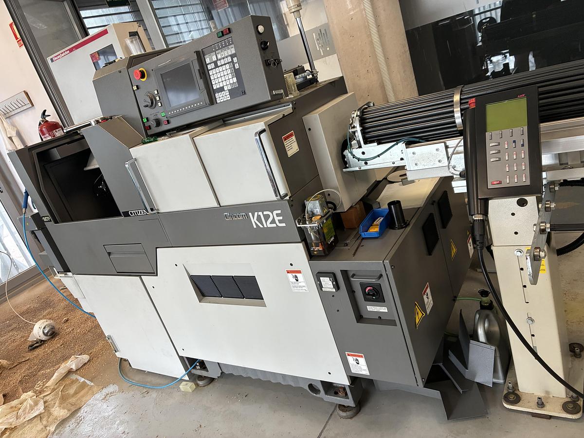 Used CITIZEN K12E VIIP year 2012 with LNS bar feeder