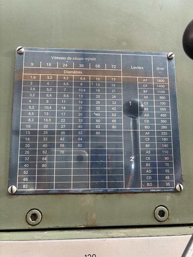Used perceuse NSC SCHLUMBERGER RF6