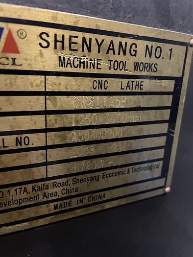 Used SMTCL Shenyang manual lathe 1250 x 3000mm