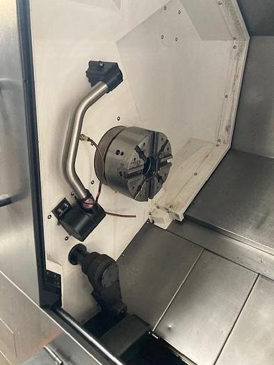 Used HYUNDAI WIA  HD2200SY CNC lathe twin spindles with robot, milling and Y axis