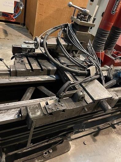 Used SOMUA manual lathe 4500 mm BC with gap