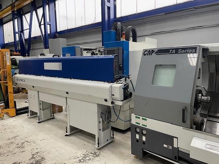 Used 2017 CMZ Type TA 15 MS - 640 CNC lathe turning machine - twin spindle