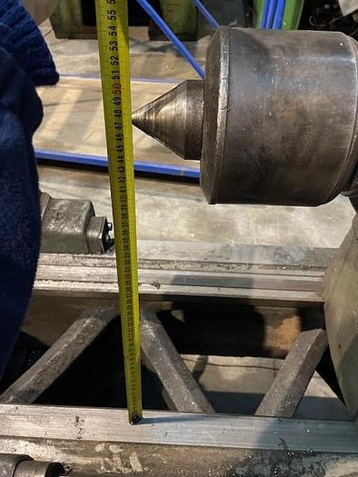 Used SOMUA manual lathe 4500 mm BC with gap